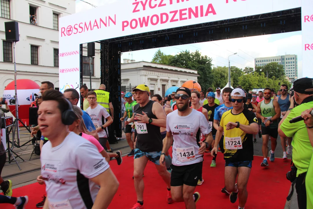 21. Bieg Ulicą Piotrkowską Rossmann Run w Łodzi