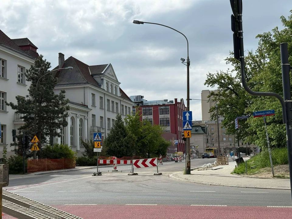 Remont ul. Sterlinga w Łodzi, 9 maja 2025 r.