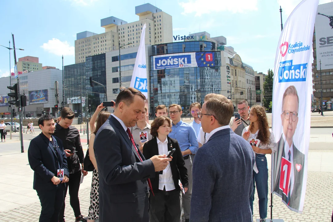 Radosław Sikorski w Łodzi