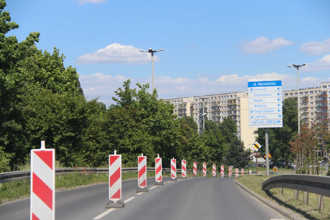 Utrudnienia dla kierowców na Retkini - trwa budowa tunelu Kolei Dużych Prędkości