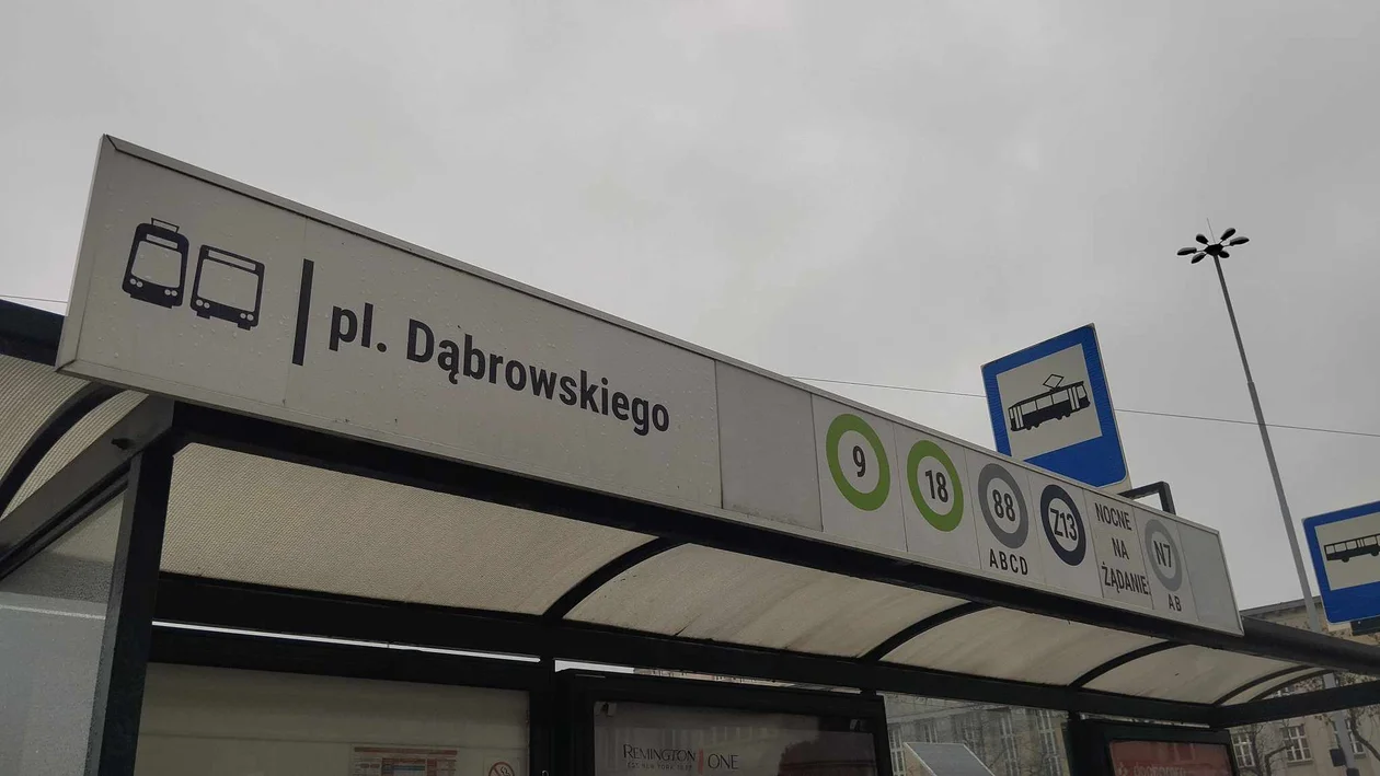 Przystanek Narutowicza - pl. Dąbrowskiego ponownie do remontu?