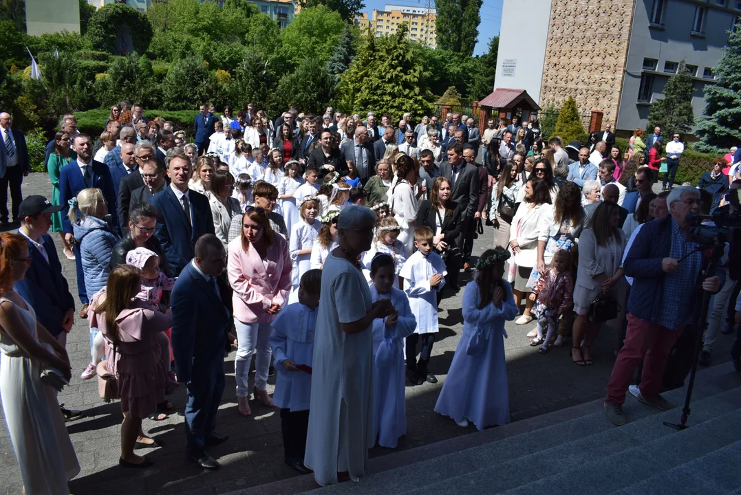 Pierwsza Komunia Święta w parafii Chrystusa Króla w Łodzi