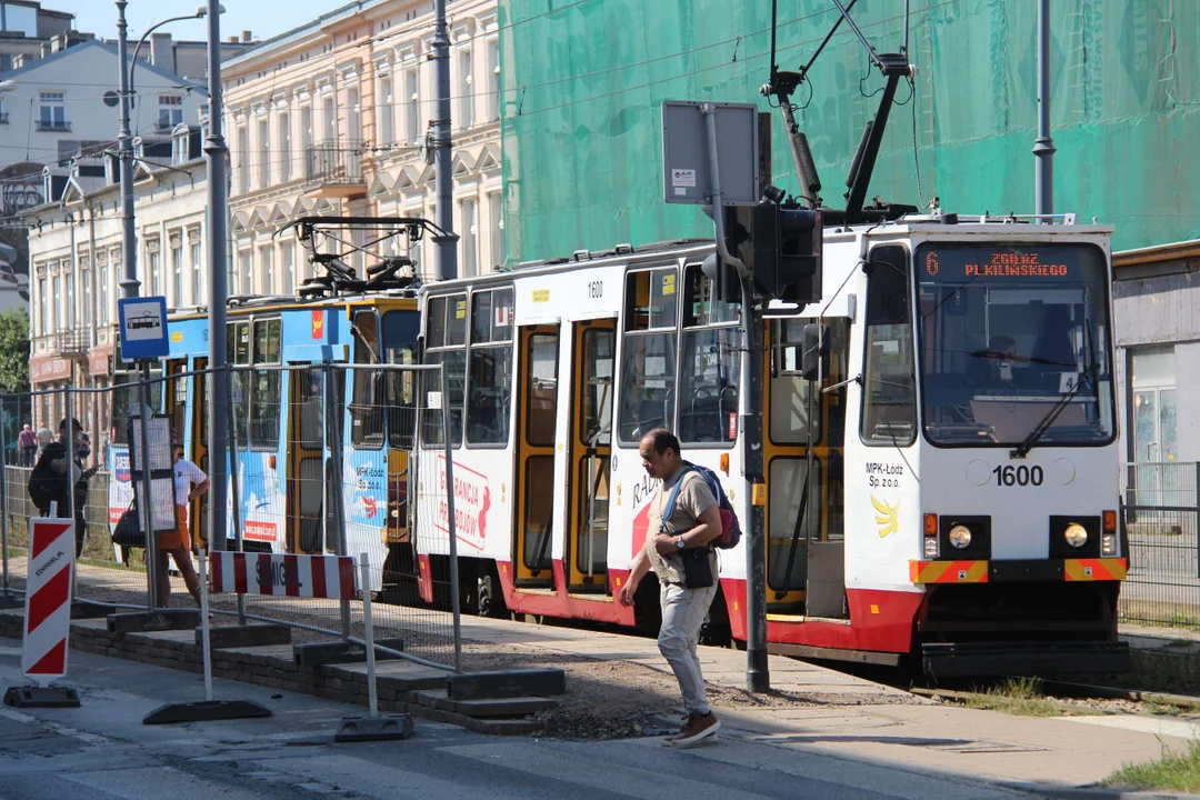 Utrudnienia po wykolejeniu tramwaju w Łodzi