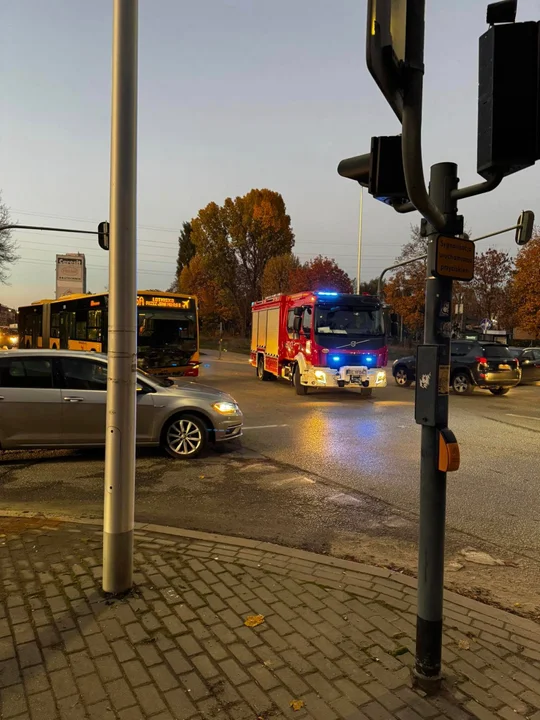 Kolizja z udziałem autobusu MPK Łódź