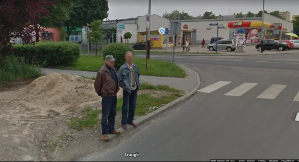 Zgierzanie obiektywie Google Street View