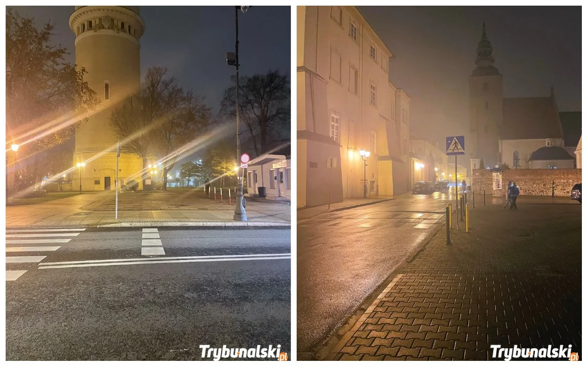 Miasto we mgle. Piotrków Trybunalski we mgle 08.11.2024
