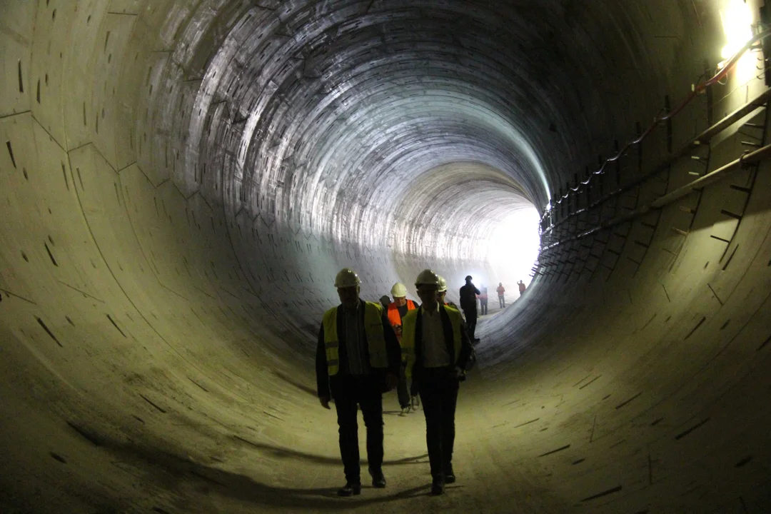 Trwa budowa tunelu kolejowego pod Łodzią - odcinek do przystanku Łódź Koziny