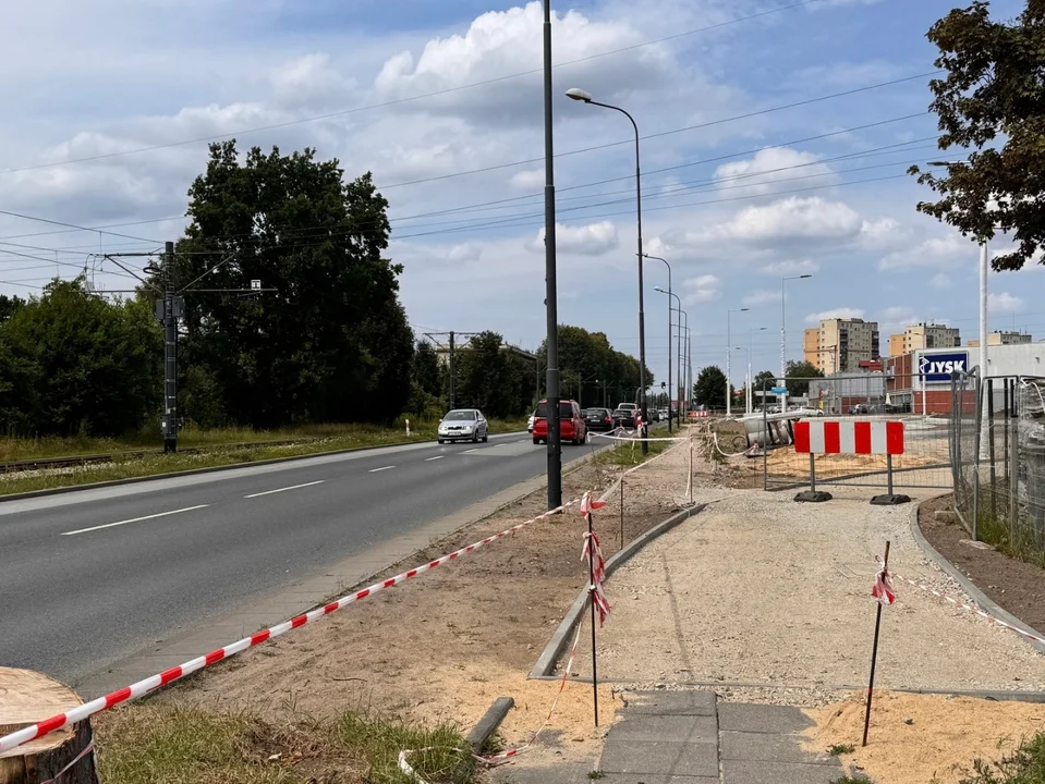 Utrudnienia na ul. Łódzkiej w Zgierzu