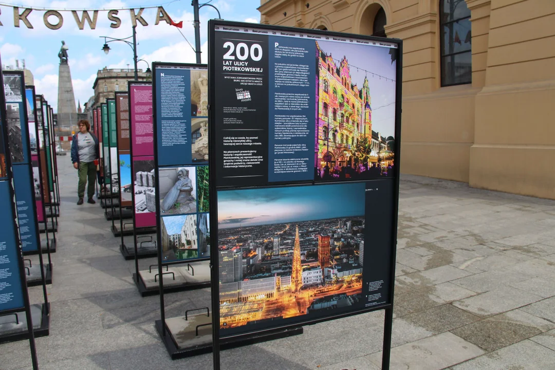 Niezwykłe wystawy o historii naszego miasta na ulicy Piotrkowskiej