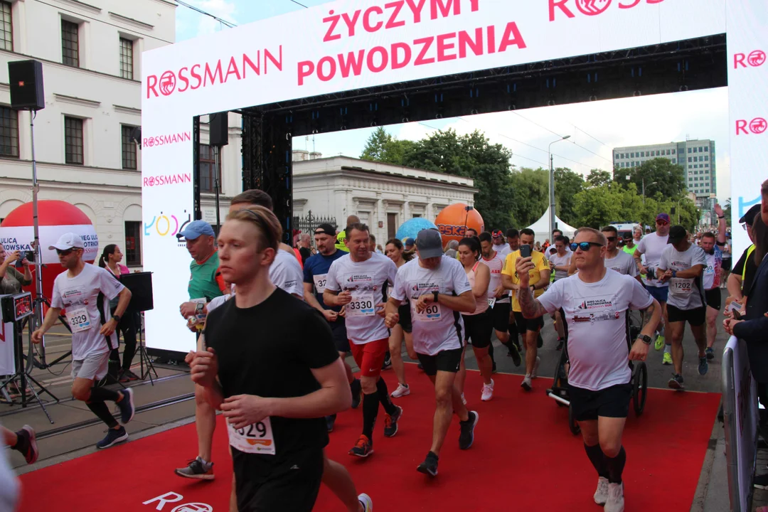 21. Bieg Ulicą Piotrkowską Rossmann Run w Łodzi