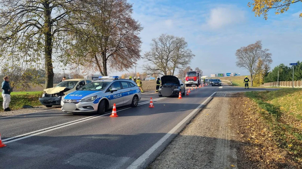 Wypadek pod Płockiem. Jedna osoba ranna