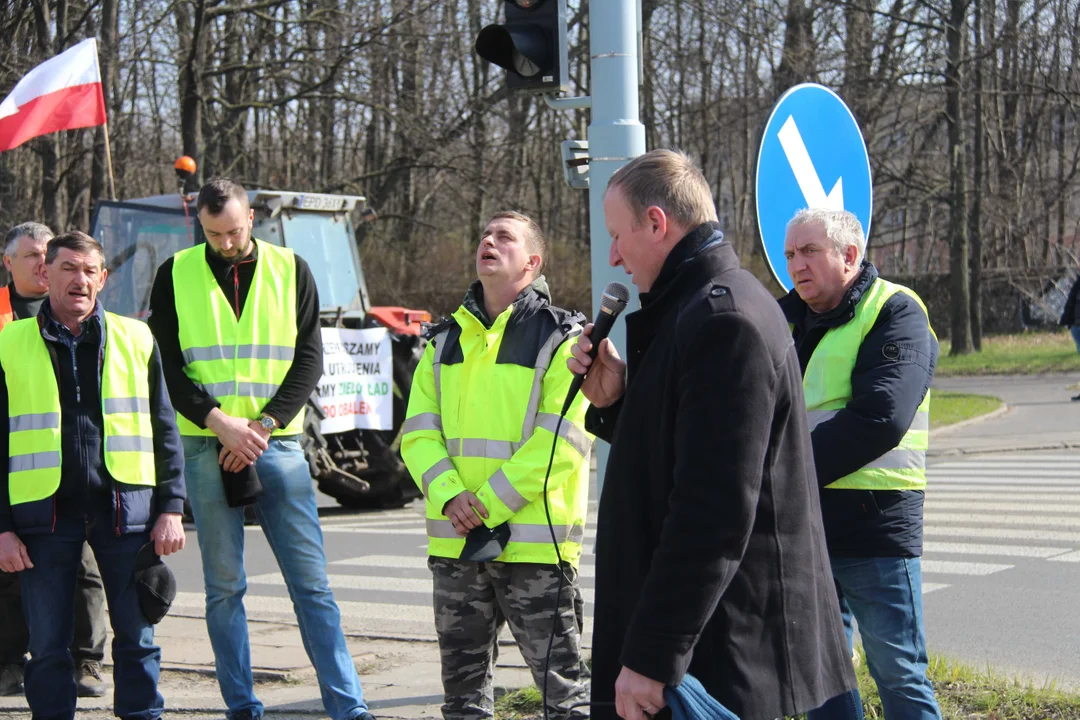 Protest rolników w Łódzkiem