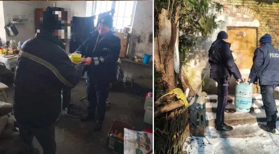 Zbiórka w kutnowskiej komendzie. Policjanci pomogli 67-latkowi (ZDJĘCIA) - Zdjęcie główne