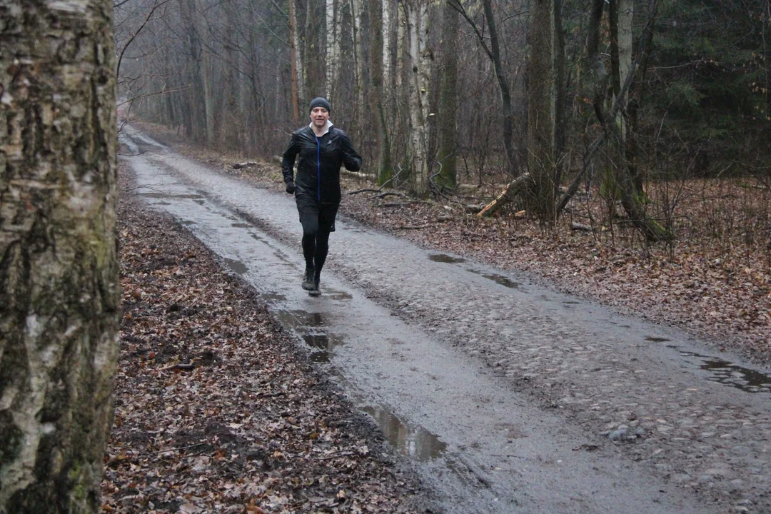 Walentynkowy parkrun w Lesie Łagiewnickim