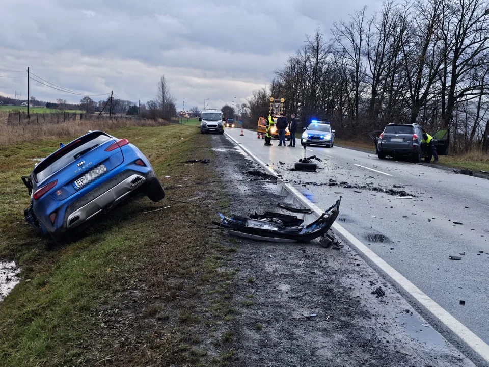 wypadek koło Piotrkowa