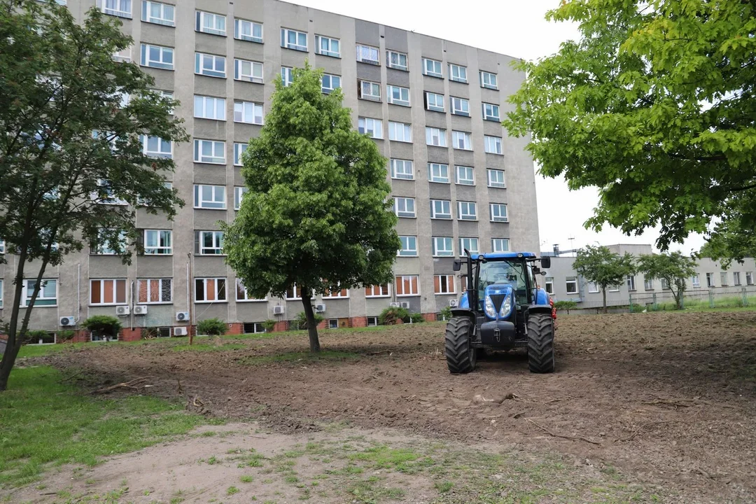 Co z parkiem obok kutnowskiego szpitala? Dlaczego póki co go nie ma? - Zdjęcie główne