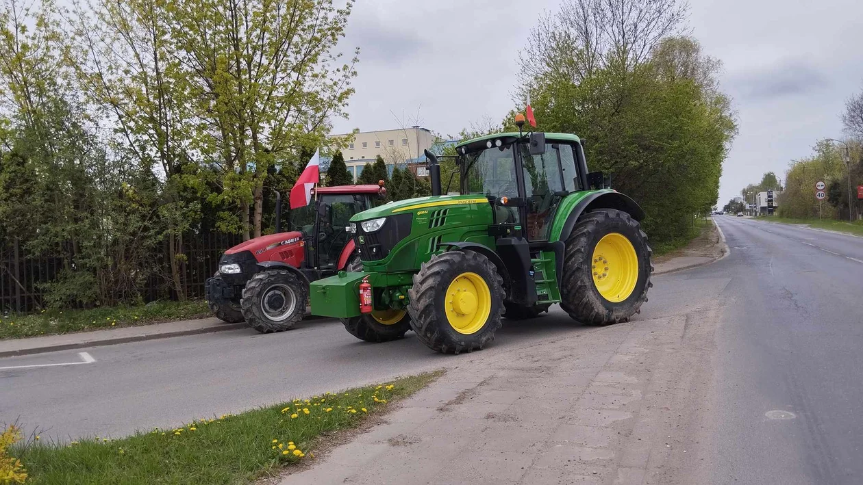 Protest rolników w Nowosolnej - 12.04.2024 r.