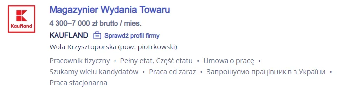 Oferty Pracy w Piotrkowie i okolicach