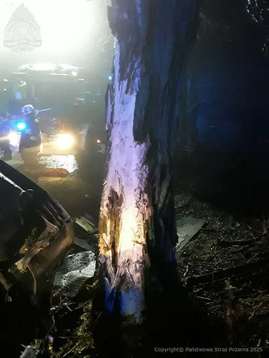 Wypadek w Łódzkiem