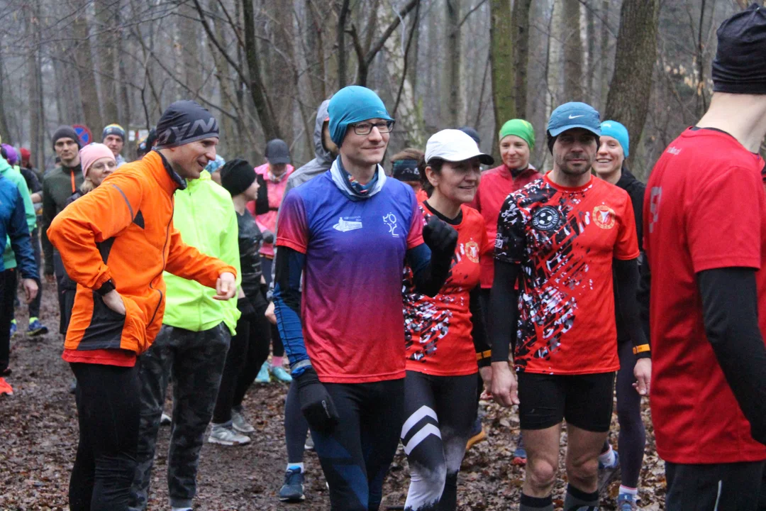 Walentynkowy parkrun w Lesie Łagiewnickim