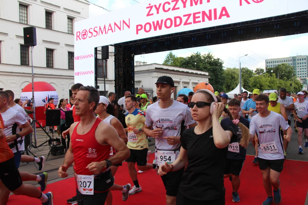 21. Bieg Ulicą Piotrkowską Rossmann Run w Łodzi