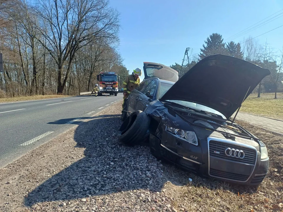 Chwile grozy w regionie! Droga była zablokowana [ZDJĘCIA]