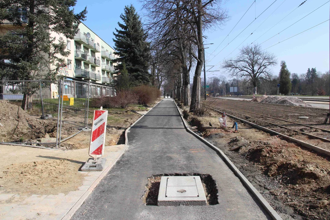 Finał prac na Wojska Polskiego w Łodzi