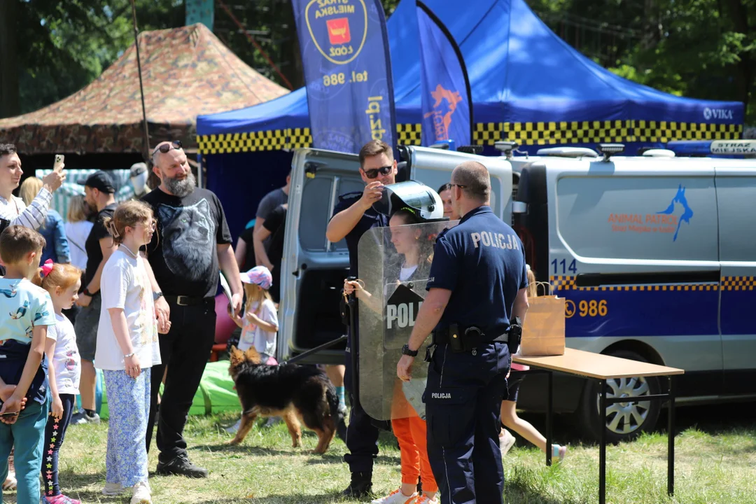 Piknik rodzinny z okazji dnia dziecka na Młynku w Łodzi