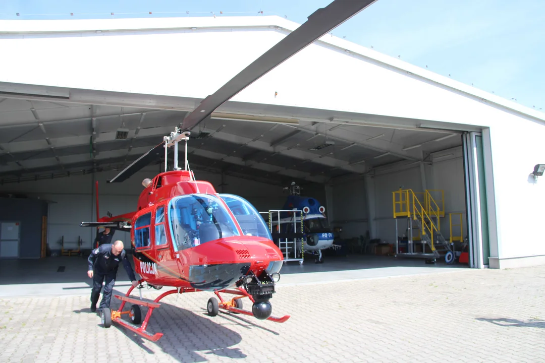 Policyjna akcja "Majówka 2024" - nad Łodzią pojawił się helikopter