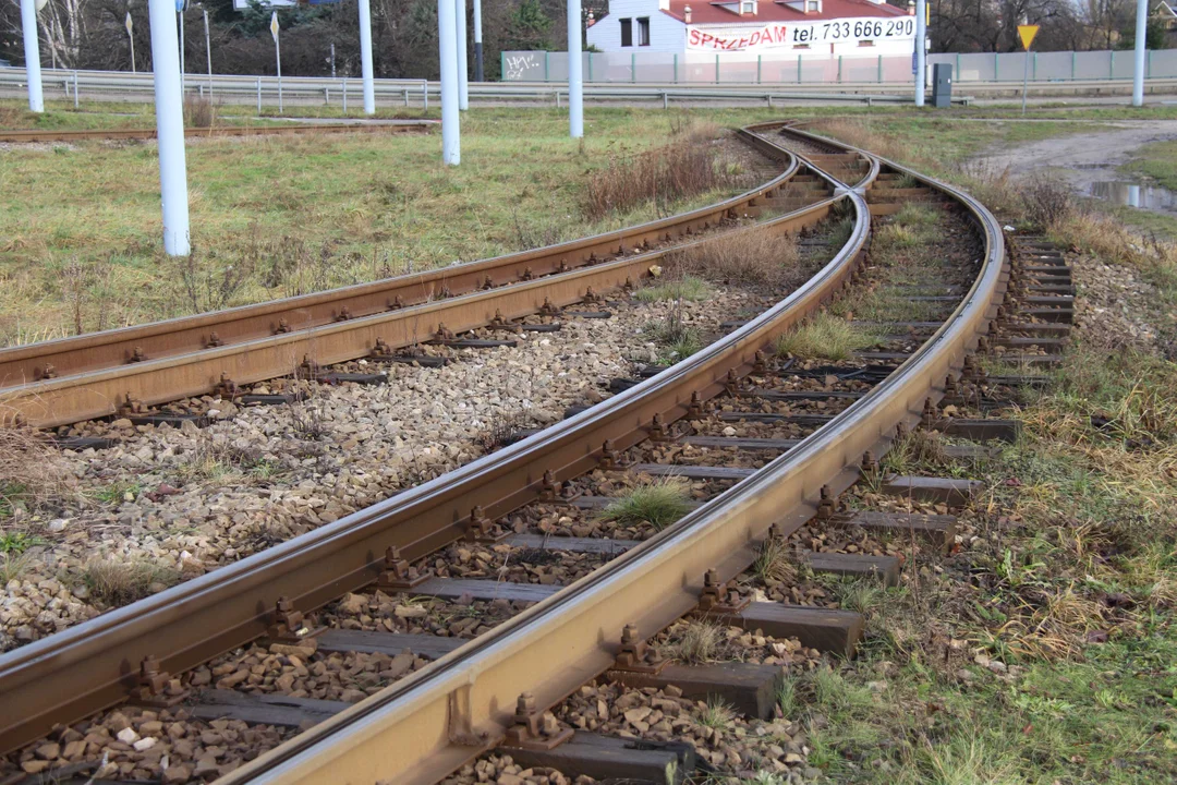 Krańcówka tramwajowa Łódź Żabieniec