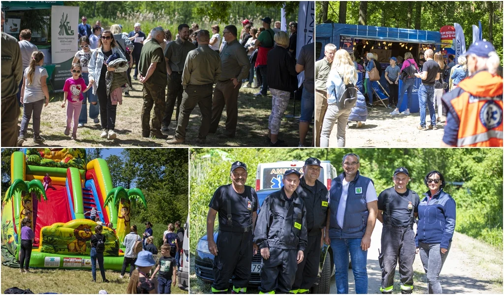 Trwa zabawa w podkutnowskim lesie. Cykl imprez z Powiatem Kutnowskim wystartował [ZDJĘCIA] - Zdjęcie główne