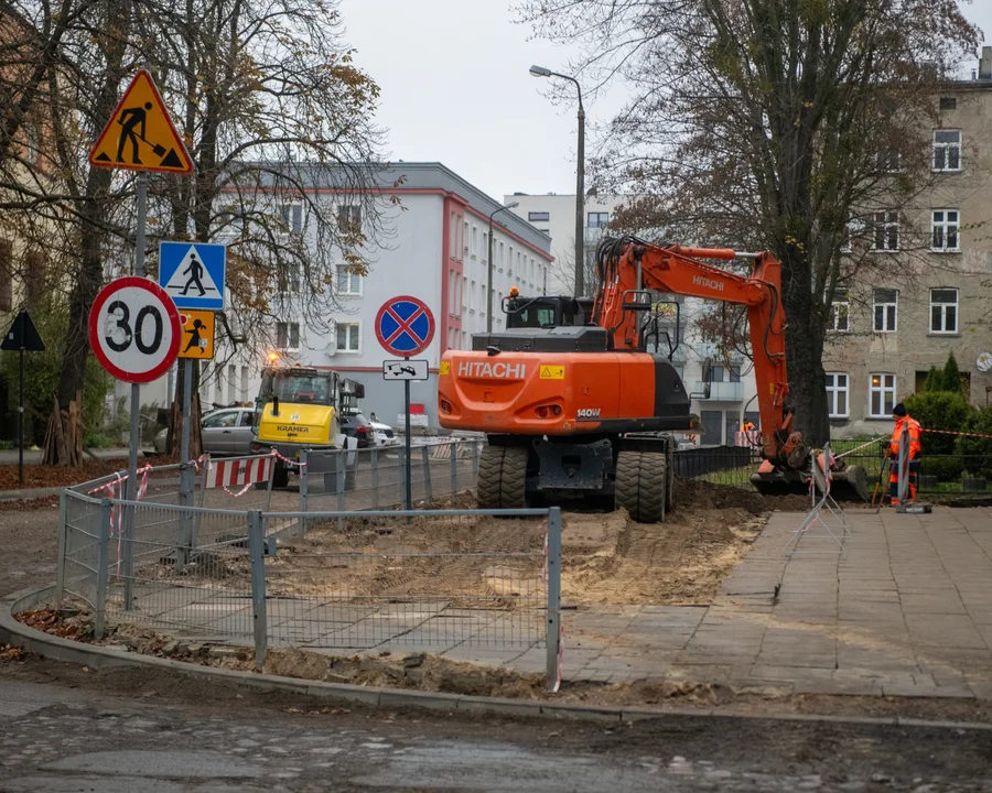 Remont ulic wokół Starego Rynku w Łodzi – Podrzeczna, Wolborska i Majzela