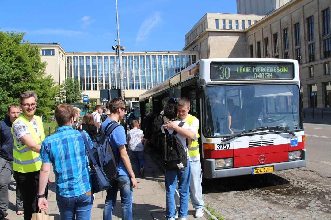 30. lecie Mercedesów O405N - pierwszego autobusu niskopogłowego w Łodzi