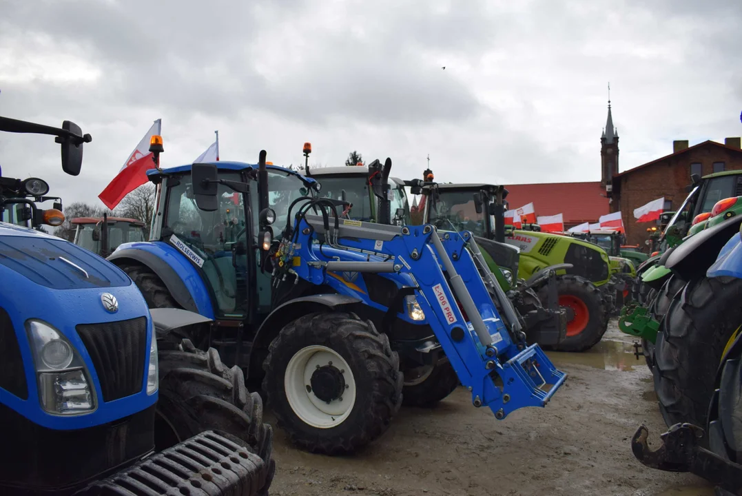 Protest rolników w Łódzkiem