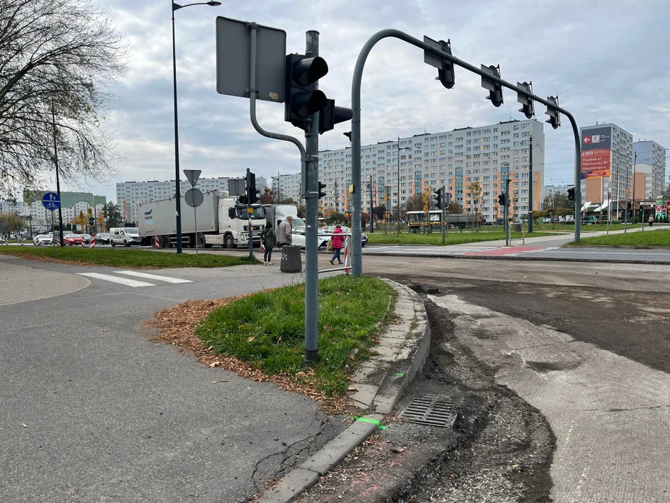 W Łodzi rozpoczął się kolejny remont - tym razem ronda inwalidów