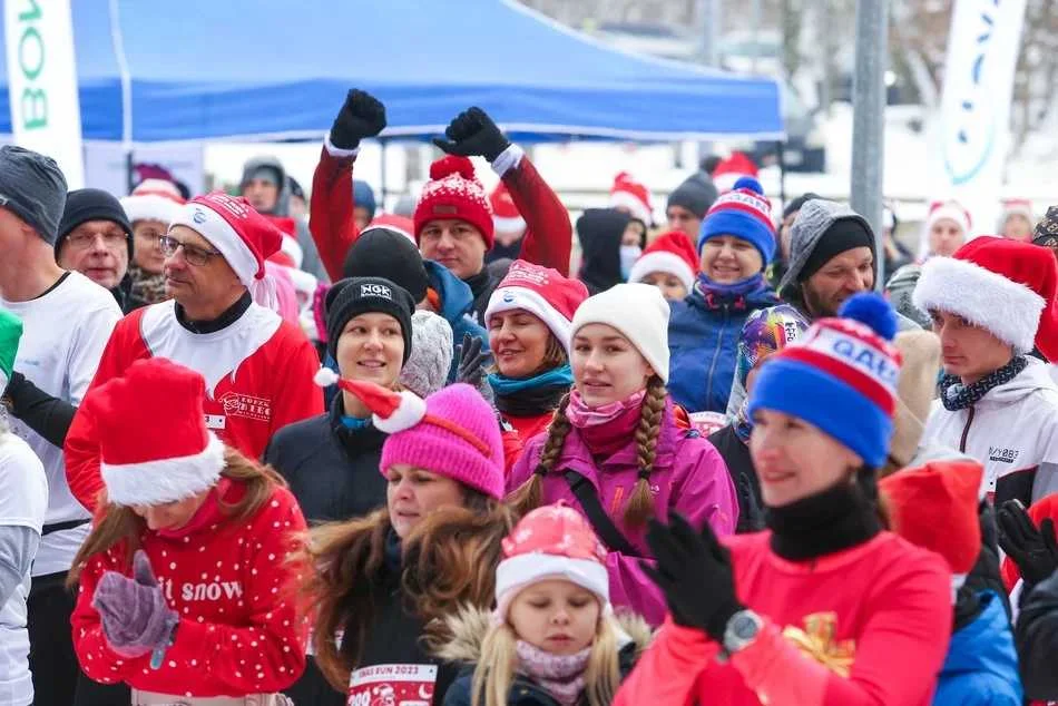 Xmas Run 2023 w Lesie Łagiewnickim w Łodzi