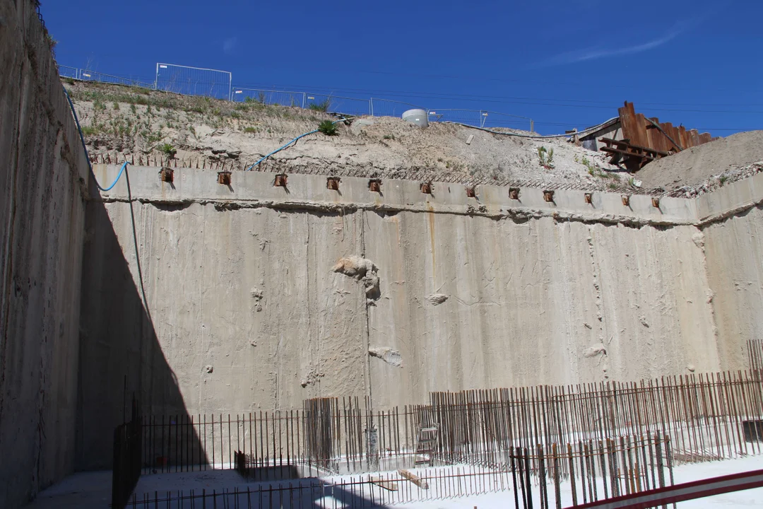 Trwa budowa tunelu kolejowego pod Łodzią - odcinek do przystanku Łódź Koziny