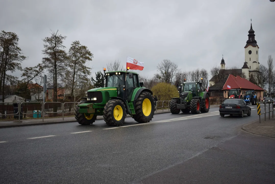 Protest rolników w Łódzkiem