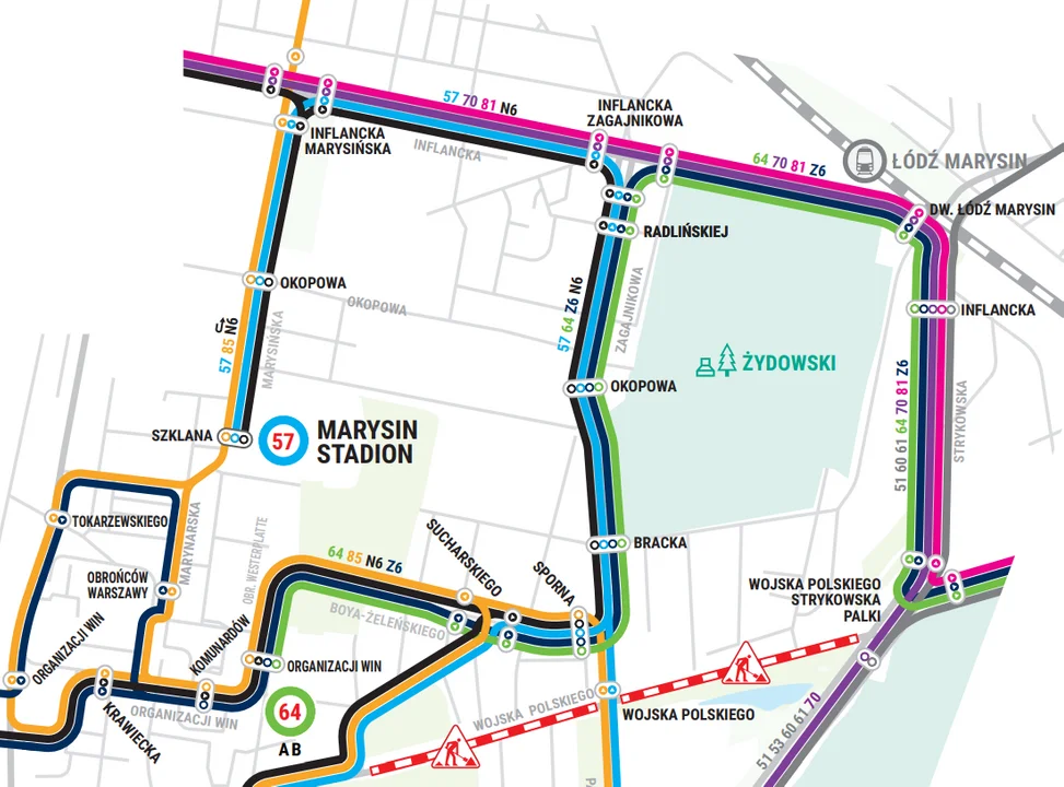 Zmiany w kursowaniu autobusów i tramwajów MPK Łódź