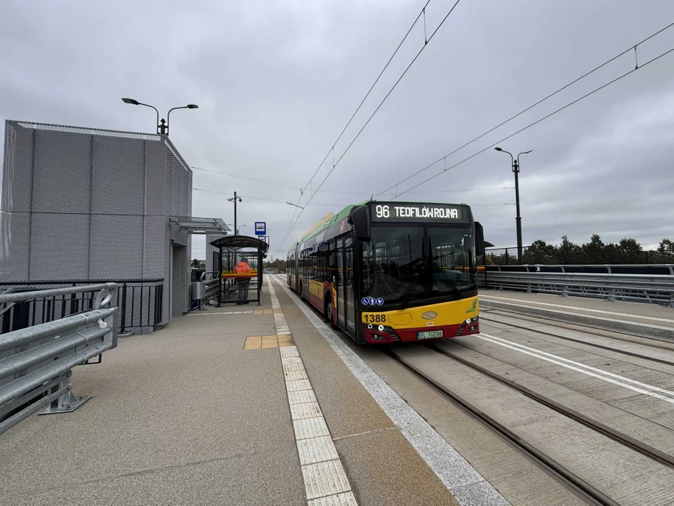 Na wiadukty przy Przybyszewskiego powróciły tramwaje i autobusy MPK Łódź