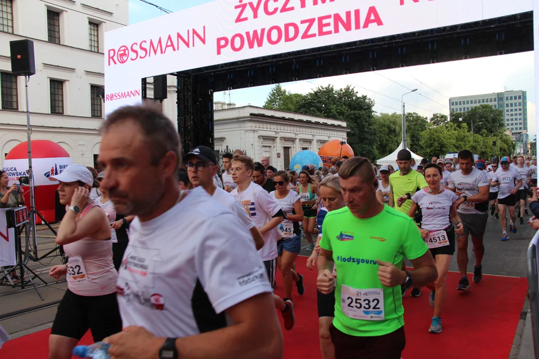 21. Bieg Ulicą Piotrkowską Rossmann Run w Łodzi