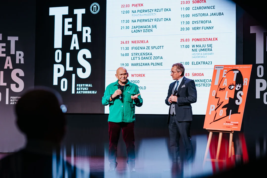 Plakat Andrzeja Pągowskiego promuje TEATROPOLIS