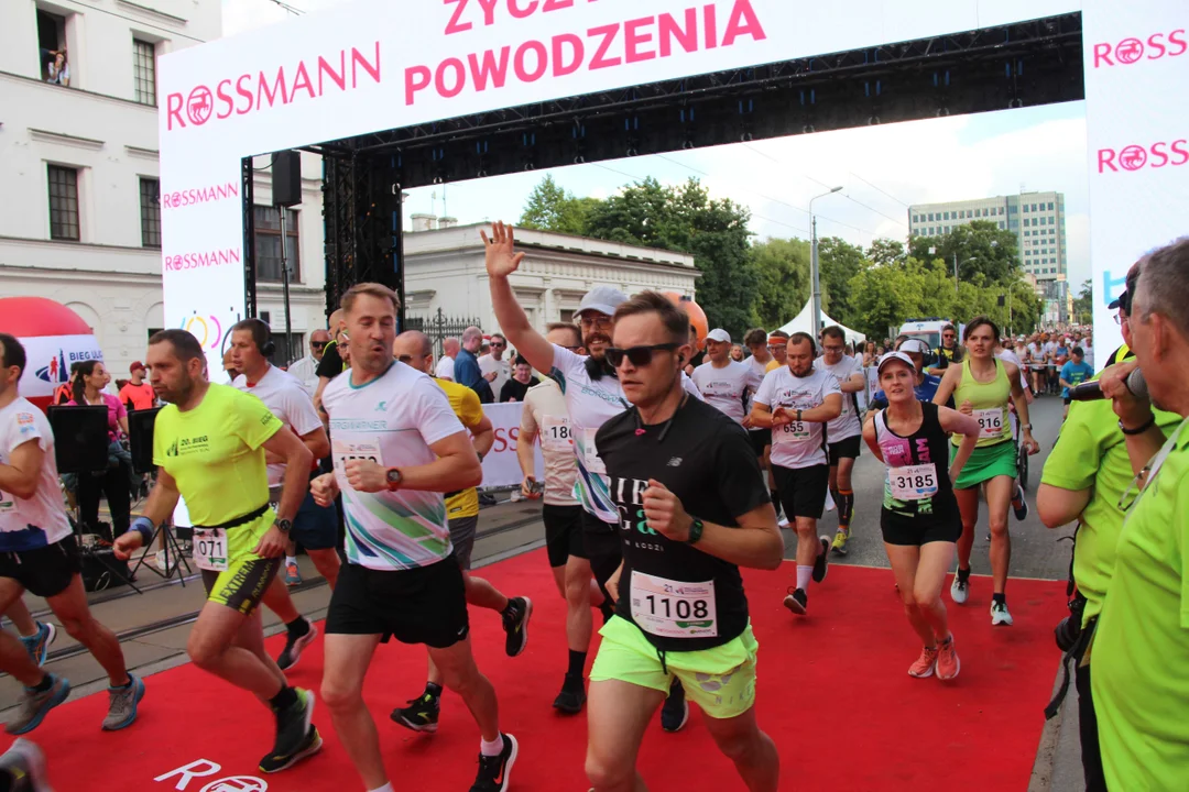 21. Bieg Ulicą Piotrkowską Rossmann Run w Łodzi