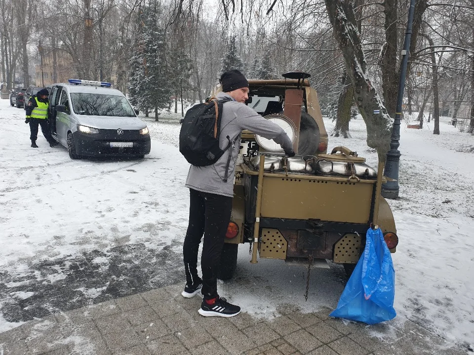 Bieg Tropem Wilczym w Zgierzu. Mimo kiepskiej pogody było naprawdę gorąco