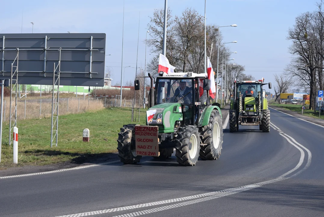 Protest rolników w Łódzkiem