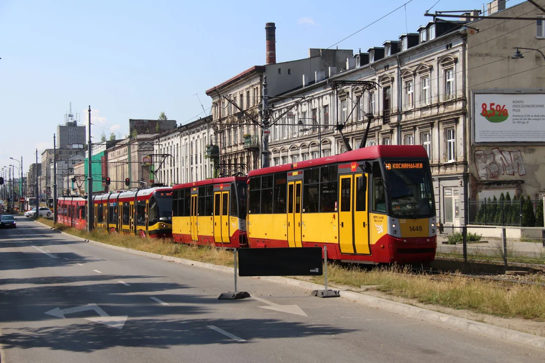 Potężne utrudnienia dla podróżnych MPK Łódź na Zachodniej w Łodzi