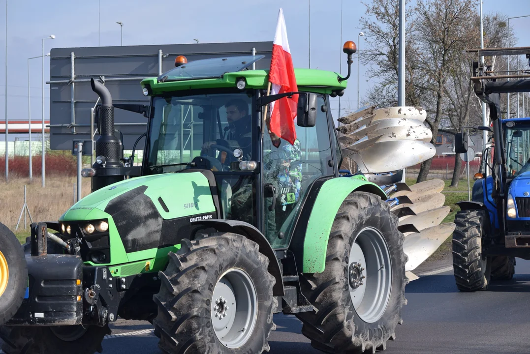 Protest rolników w Łódzkiem