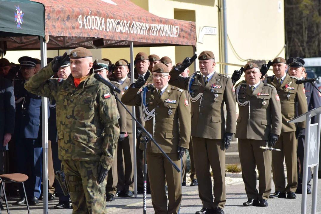 Łódzcy terytorialsi z nowym dowódcą