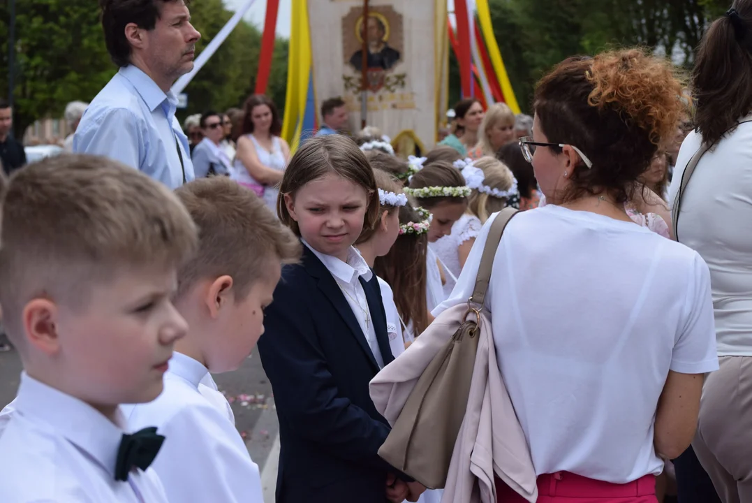 procesja Bożego Ciała w parafii Matki Bożej Dobrej Rady w Zgierzu