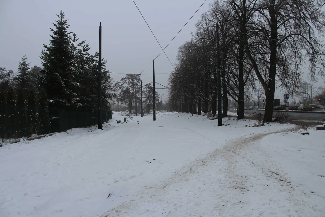 Przebudowa Wojska Polskiego w Łodzi - stan prac na 8.12.2023 r.